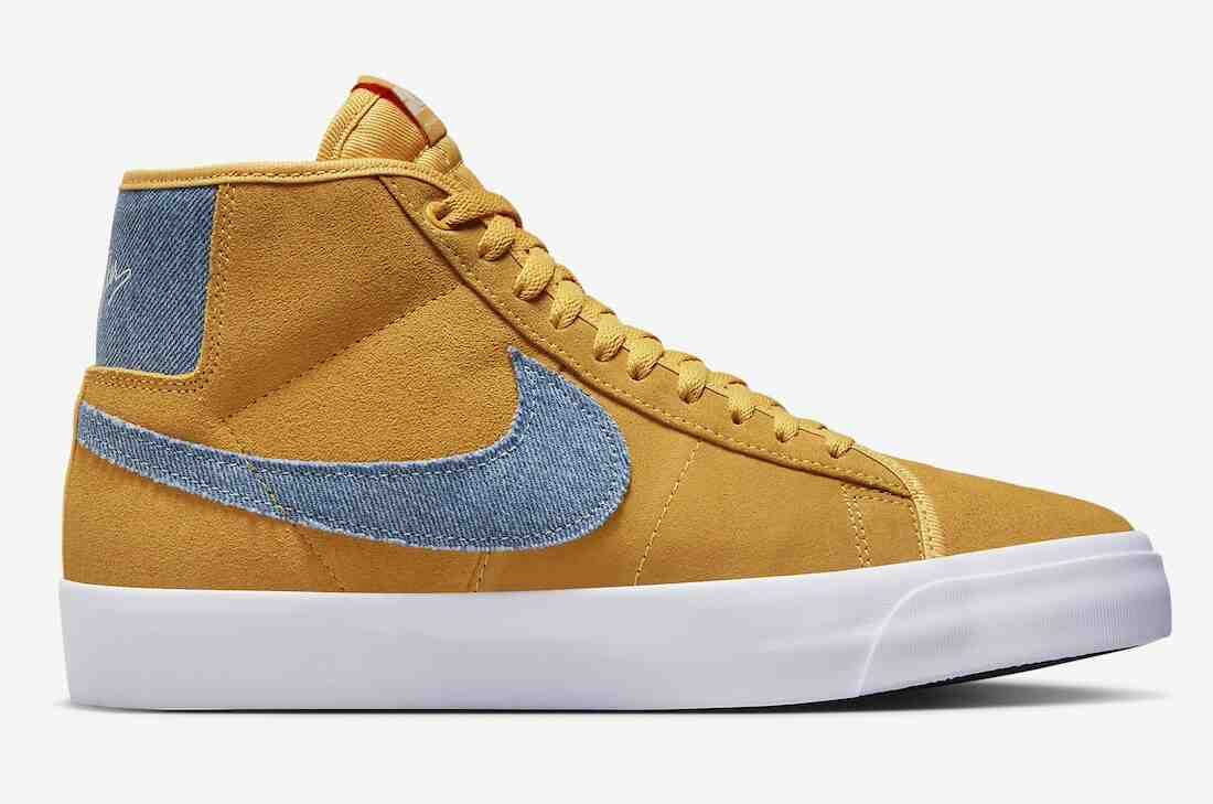 Nike SB Blazer Mid, Nike SB Blazer, Nike SB, NIKE, Blazer Mid, Blazer - Grant Taylor的Nike SB Blazer Mid Pro GT将以“大学金色”发布。