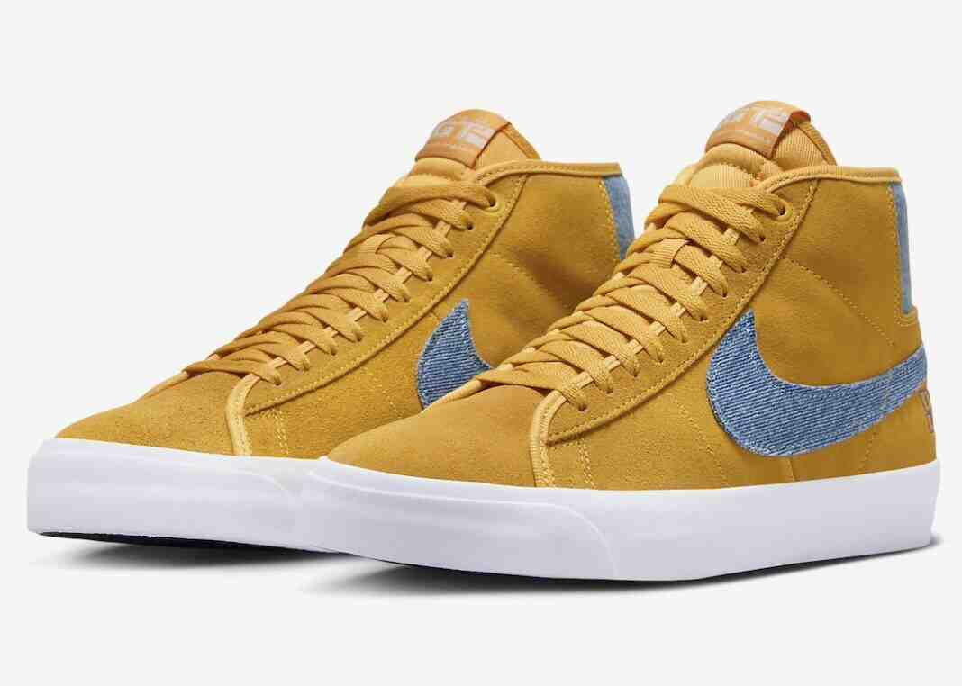 Grant Taylor的Nike SB Blazer Mid Pro GT将以“大学金色”发布。