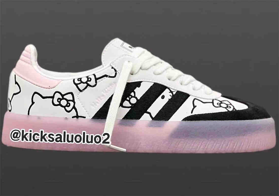 阿迪达斯, 运动鞋, SAMBA, Hello Kitty, adidas Samba, Adidas - 初见：Hello Kitty x 阿迪达斯 Samba 2.0