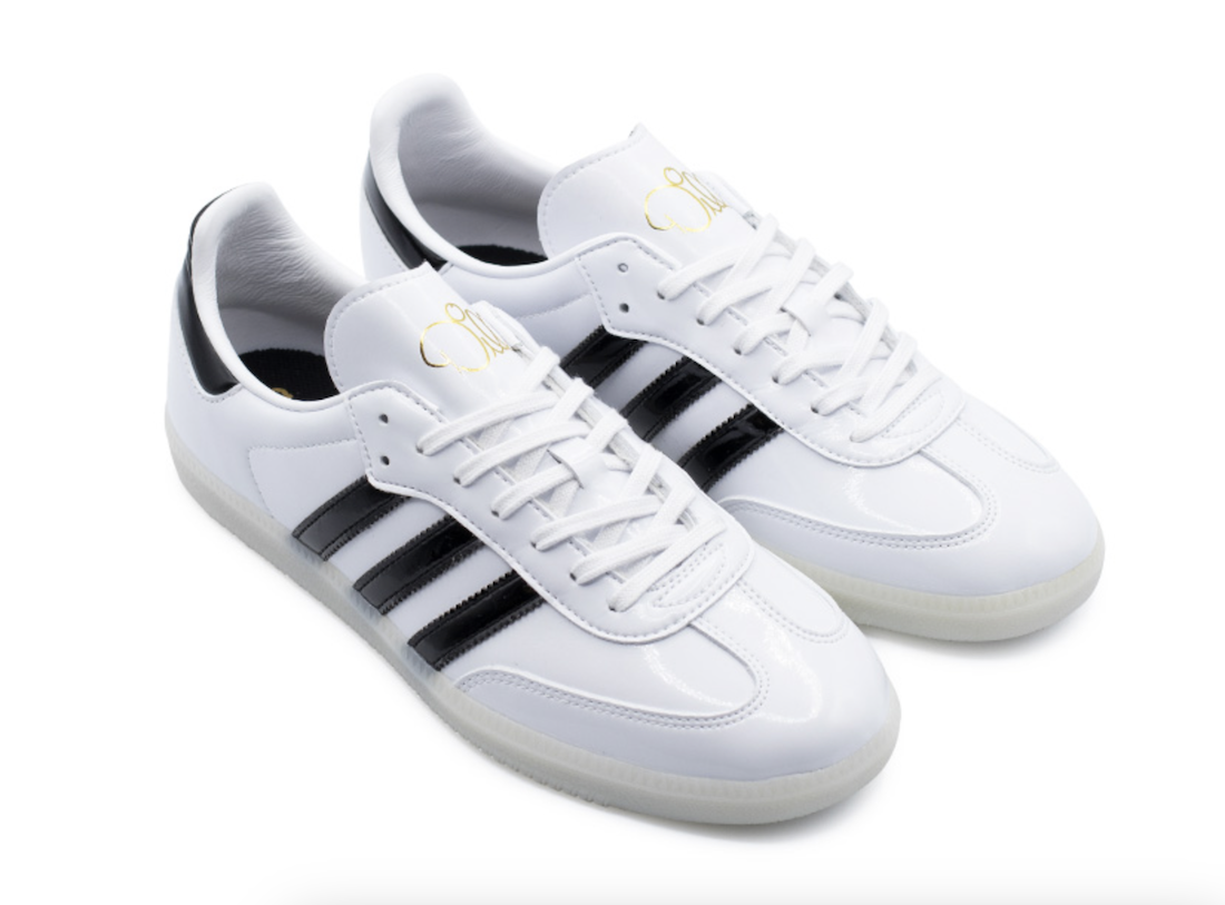 运动鞋, SAMBA, Black, adidas Samba, Adidas - Jason Dill x adidas Samba Patent Leather “White/Black”将于2023年十月发布。