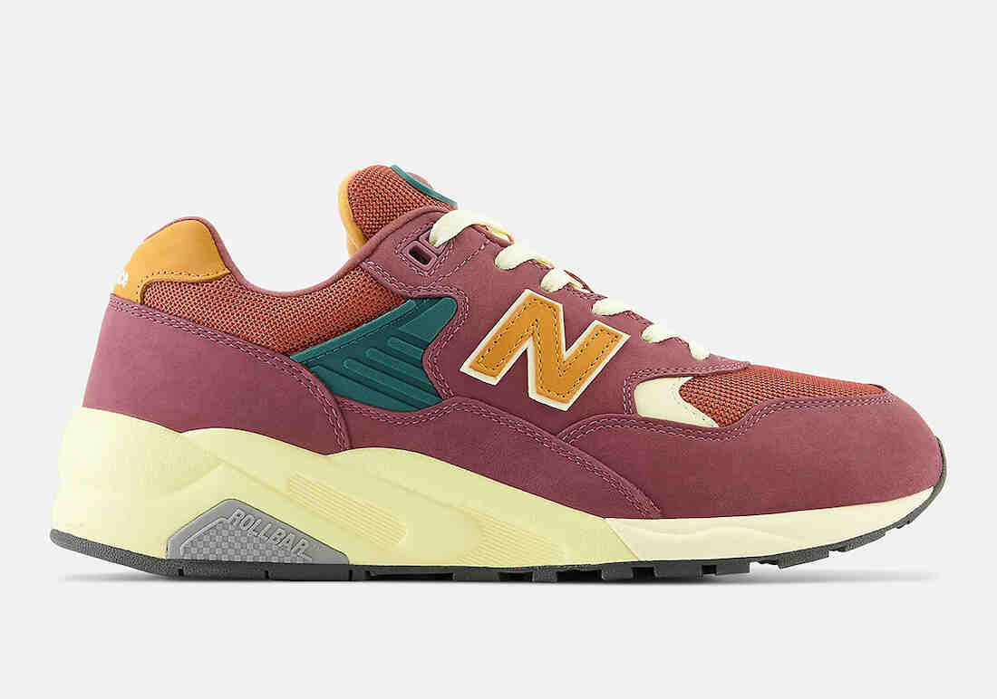 运动鞋, 新百伦, NewBalance, New Balance 580 - 新百伦580推出“清酒红”款式。