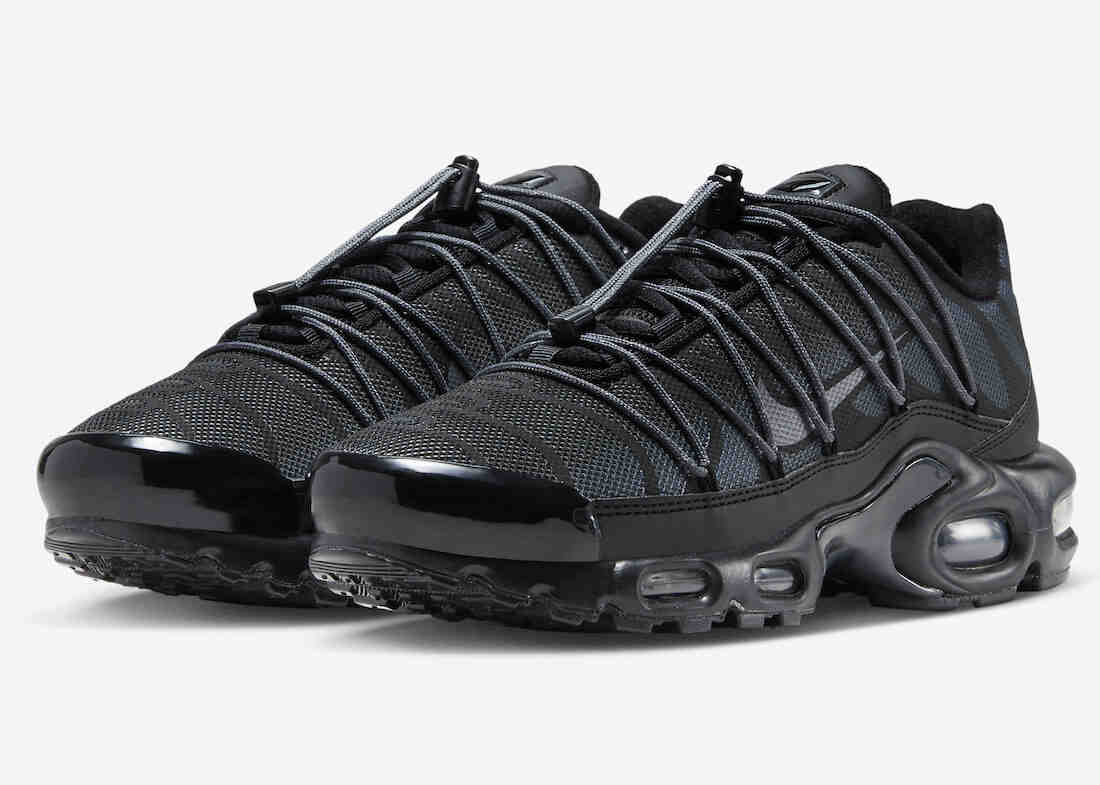 运动鞋, 耐克, Nike Air Max Plus, Nike Air Max, Nike Air, Black, Air Max - 耐克 Air Max Plus Utility "黑色反光 "即将发布