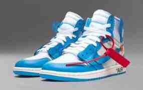 运动鞋话题：Off-White x Air Jordan 1 High OG “UNC “系列