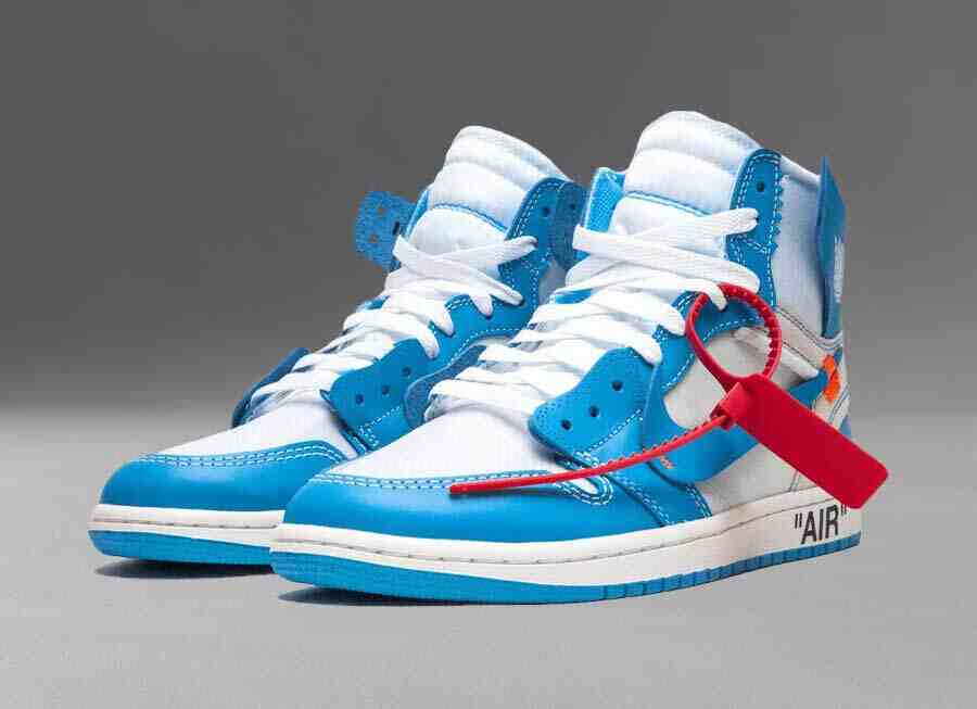 运动鞋话题：Off-White x Air Jordan 1 High OG “UNC “系列