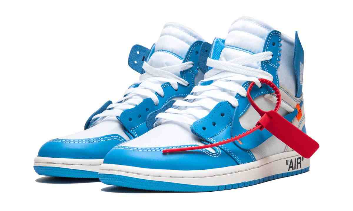 运动鞋, Sneaker Talk, OFF-WHITE x Air Jordan 1, OFF-WHITE x, AIR JORDAN 1 HIGH OG, Air Jordan 1, Air Jordan - 运动鞋话题：Off-White x Air Jordan 1 High OG "UNC "系列