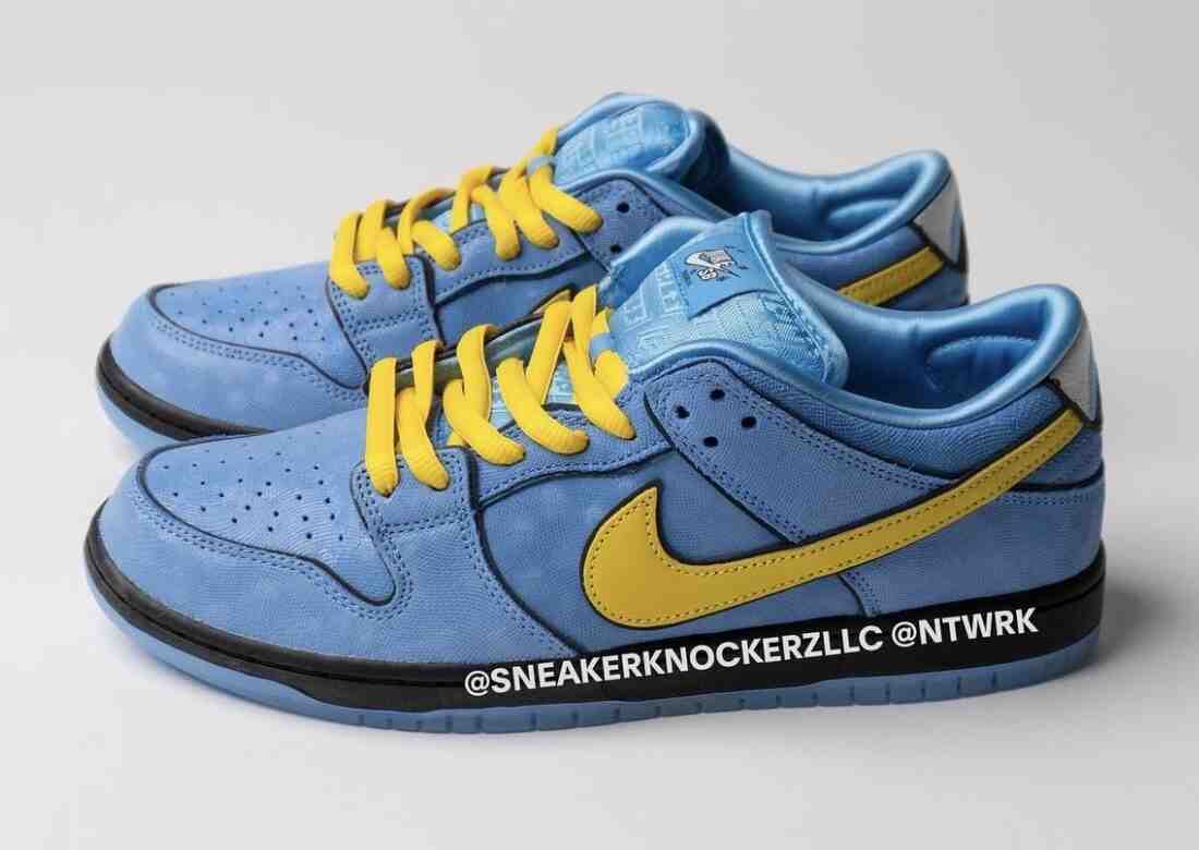 The Powerpuff Girls, SB Dunk Low, Nike SB Dunk Low, Nike SB Dunk, Nike SB, NIKE, Dunk - 飞天小女警 x Nike SB Dunk Low "泡泡 "将于 12 月发布