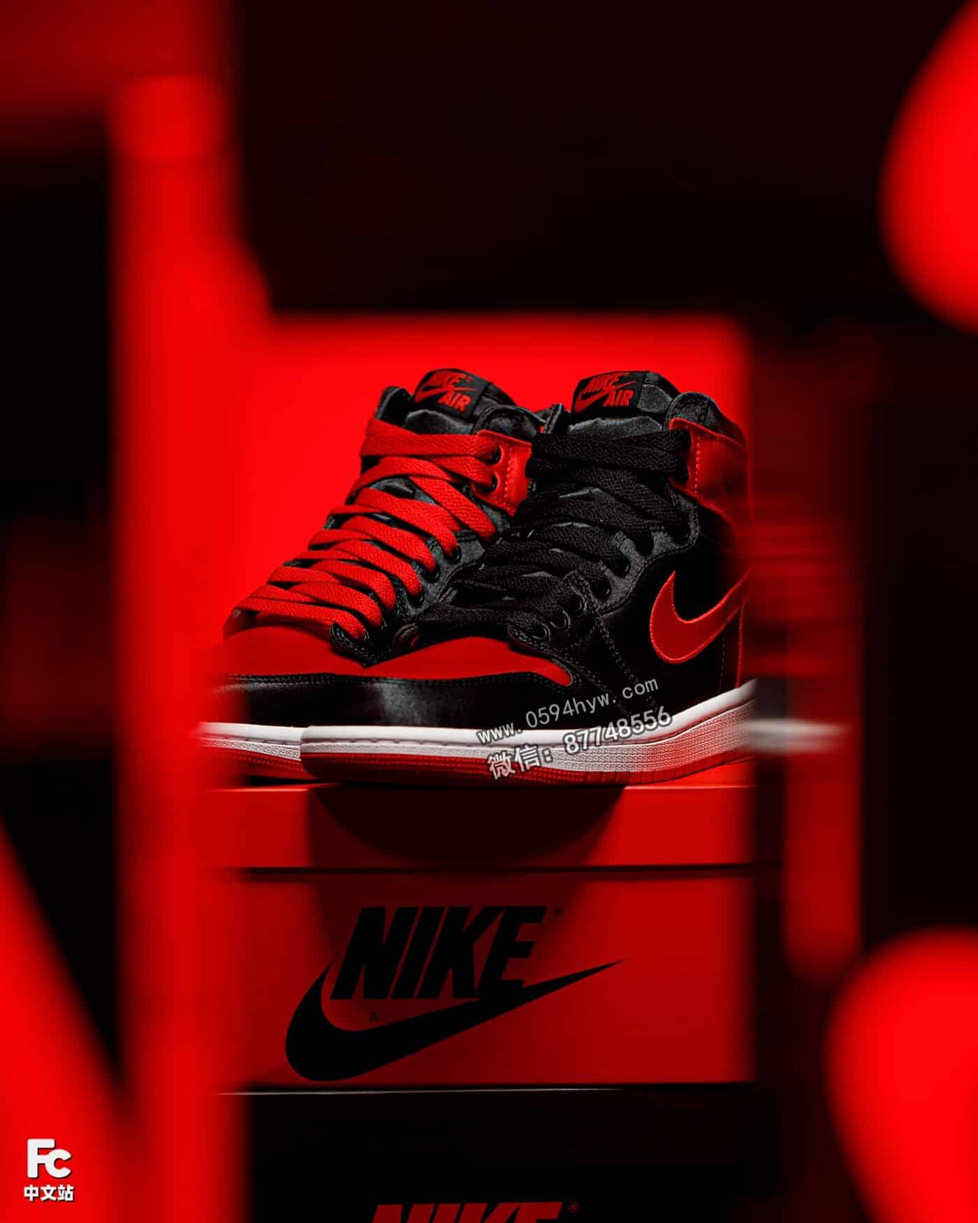 Satin Bred, Jordan Brand, FD4810-061, Aj1, AJ, Air Jordan 1 High OG WMNS, Air Jordan - 独家揭秘：AJ1「丝绸禁穿」黑丝脚上的神秘魅力！