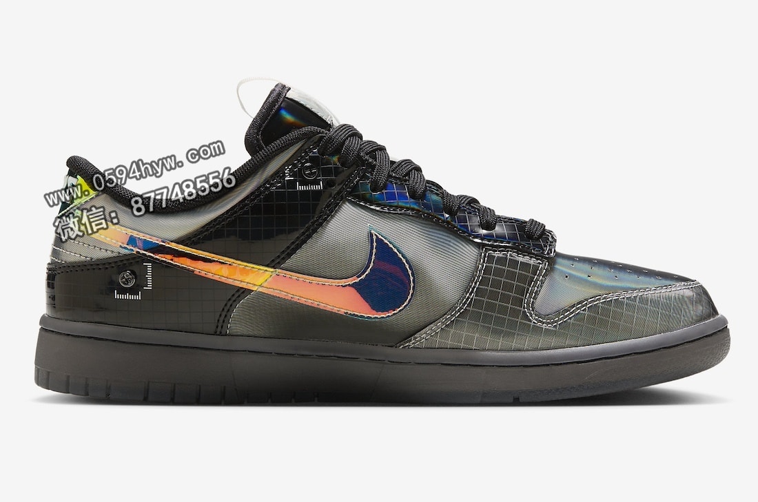 Swoosh, Nike Dunk, NIKE, Hyperflat, FV3617-001, Dunk Low, Dunk - 「赛博风」Nike Dunk 官图曝光——这款造型真是太酷炫了！