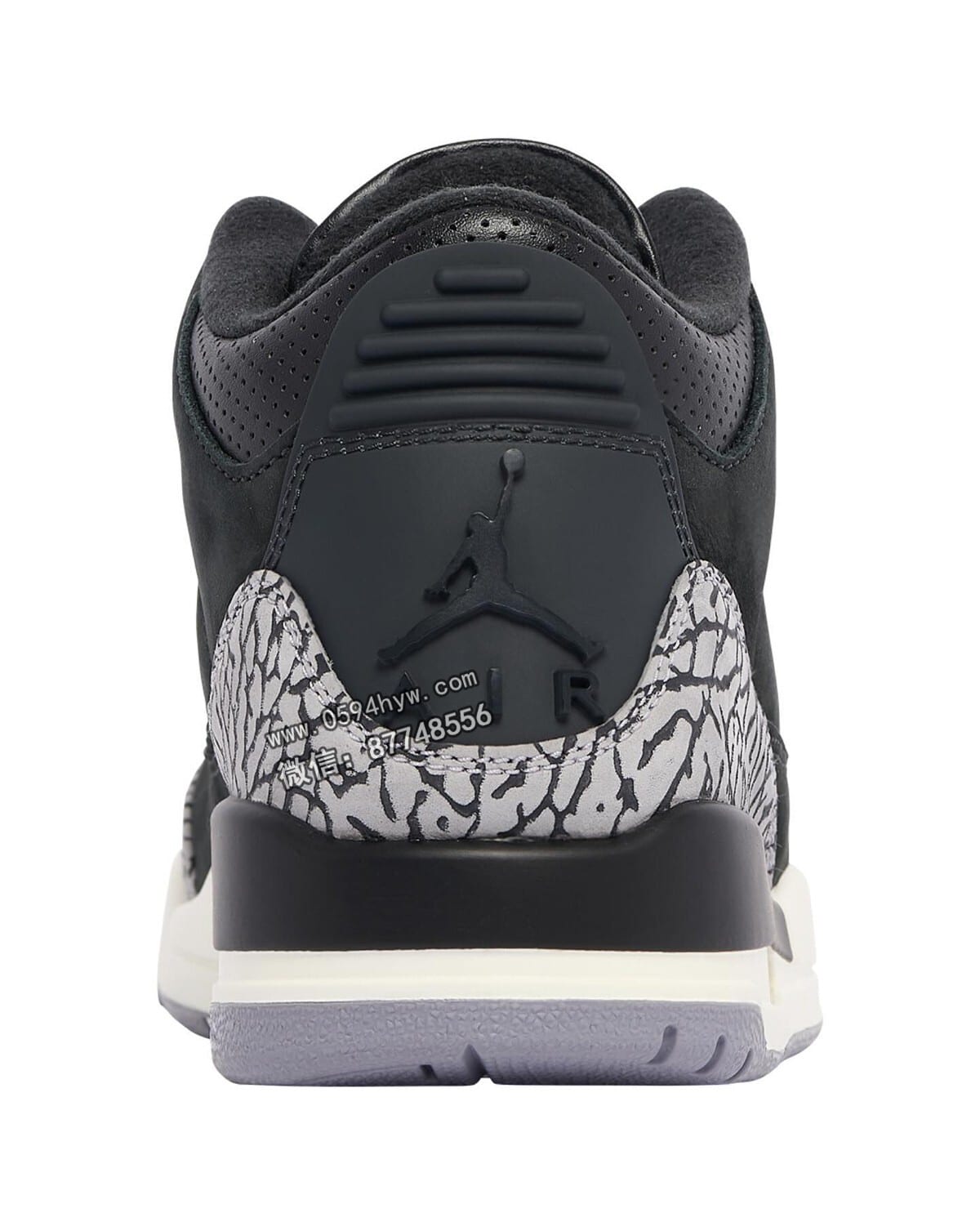 WMNS, Off Noir, Jordan, AJ3, AJ, Air Jordan 3, Air Jordan - 华丽首发倒计时！限量版AJ3 “黑水泥”隆重登场！