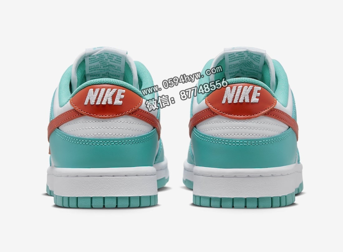 篮球鞋, 低帮篮球鞋, NIKE, Miami Dolphins, DV0833-102, Dunk Low, Dunk - 曼城低帮篮球鞋"Dunk Low" 正式发布！外观非常时尚迷人！