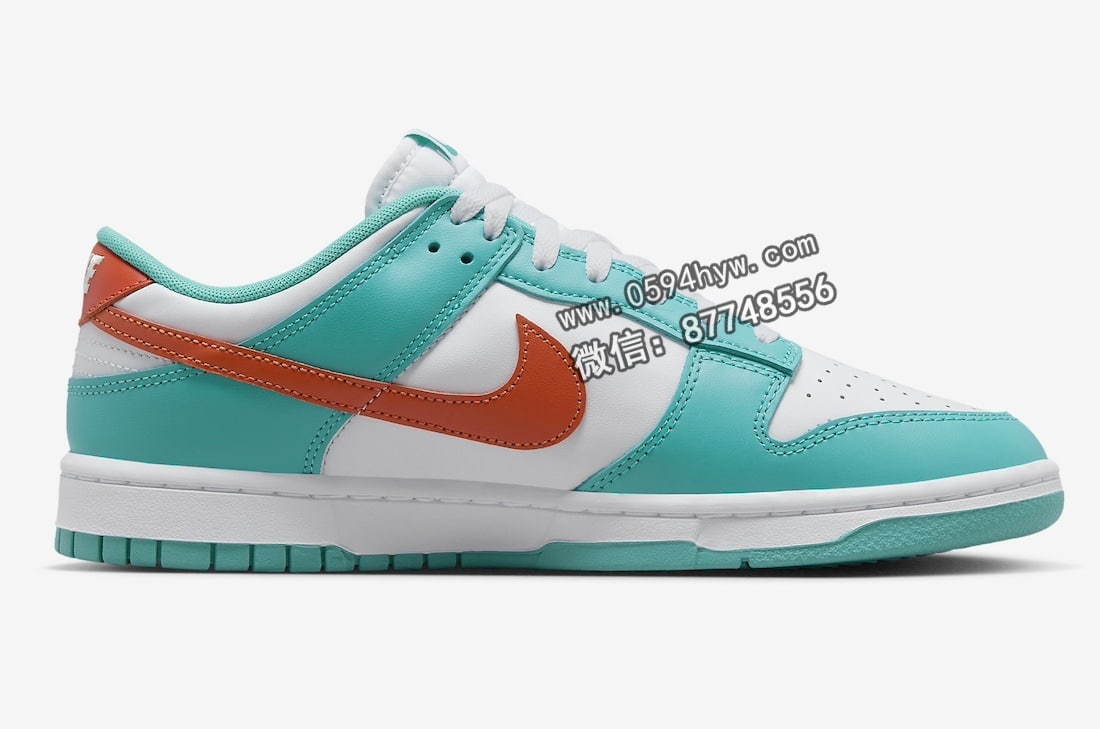 篮球鞋, 低帮篮球鞋, NIKE, Miami Dolphins, DV0833-102, Dunk Low, Dunk - 曼城低帮篮球鞋"Dunk Low" 正式发布！外观非常时尚迷人！