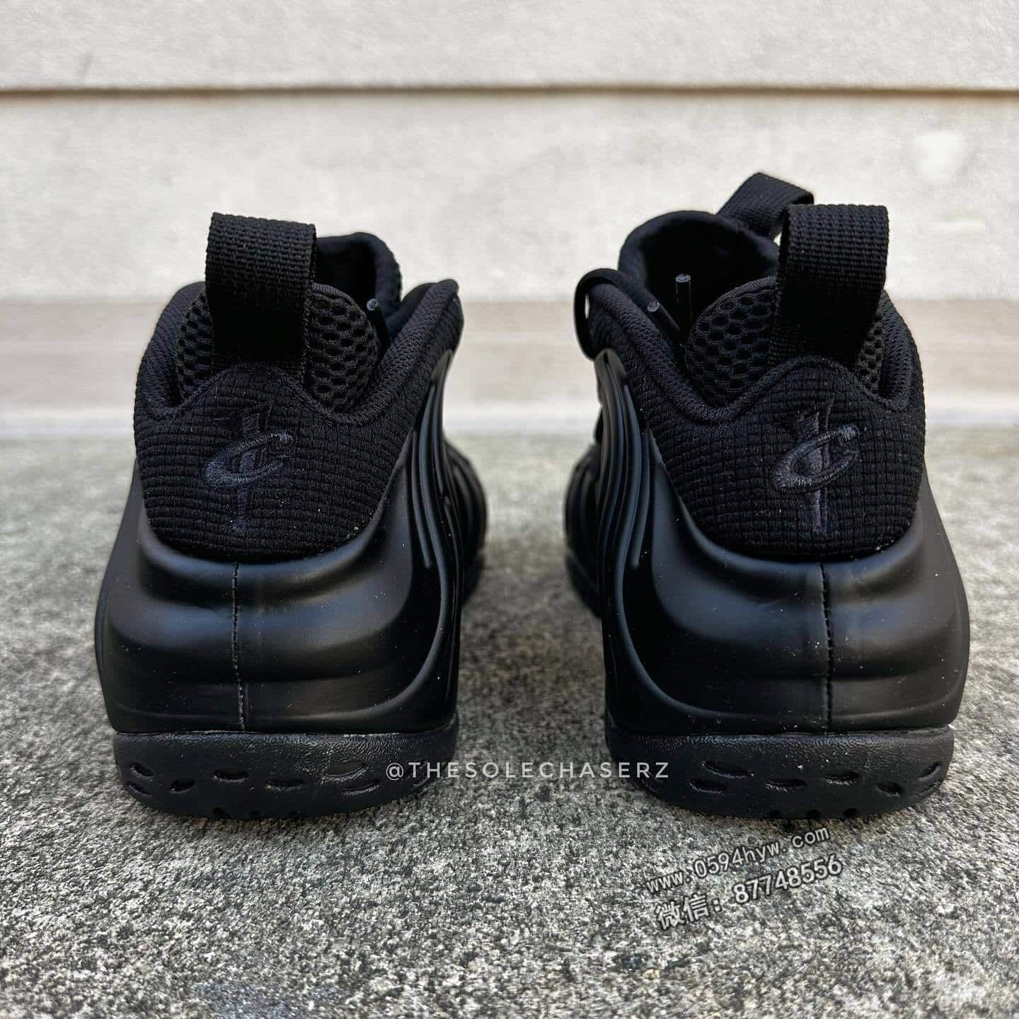 Zoom, NIKE AIR FOAMPOSITE, Nike Air, NIKE, FD5855-001, Anthracite, Air Foamposite One - "全新实体产品曝光！'黑武士喷'随时面世！"