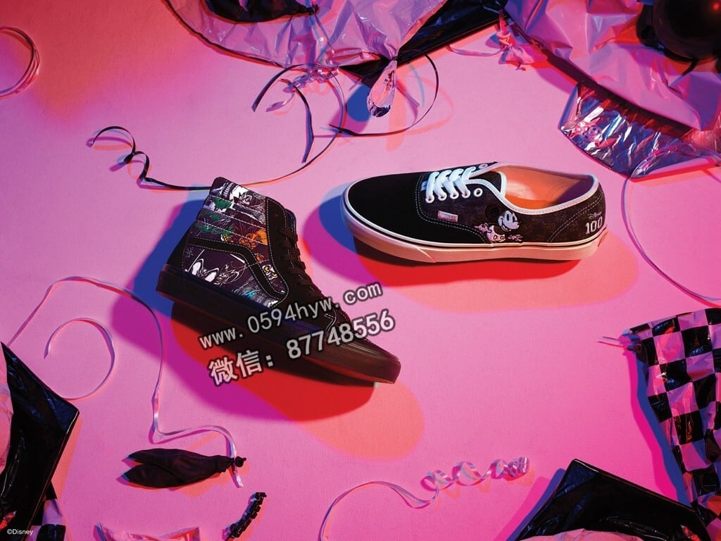 迪士尼, 联名, 米老鼠, Vans, Sk8-Hi, Knu Skool - Vans x 迪士尼 100 周年联名发布！国内现已上市！