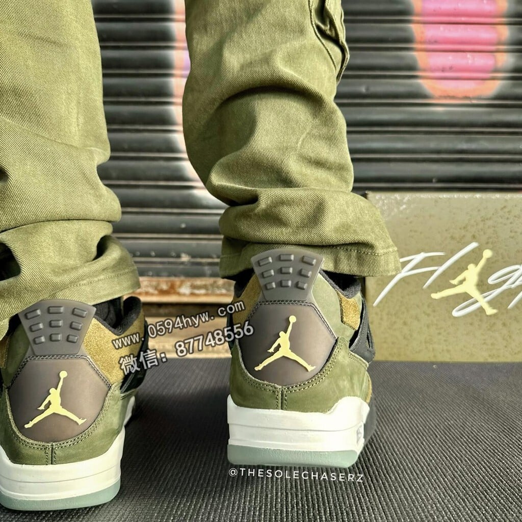 Olive, Jordan, Craft, AJ4, AJ, Air Jordan 4, Air Jordan - 惊艳至极！"小胜利者"AJ4最新样品曝光！