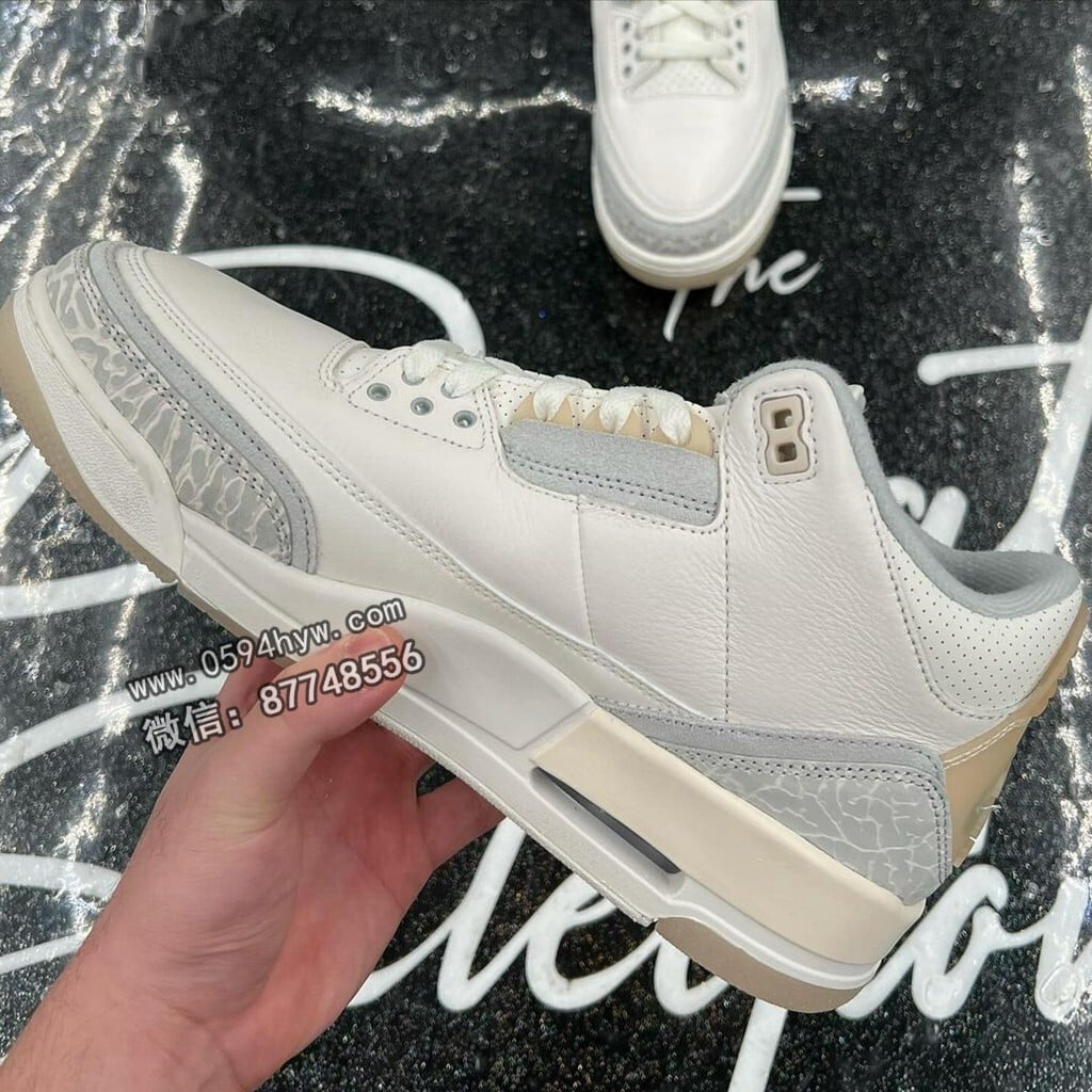 Jumpman, Jordan, Ivory, AMM, AJ3, AJ, Air Jordan 3 Craft, Air Jordan - 网友热议：AJ3系列现新配色惊艳登场！全新亮点“AMM平替”引人注目！