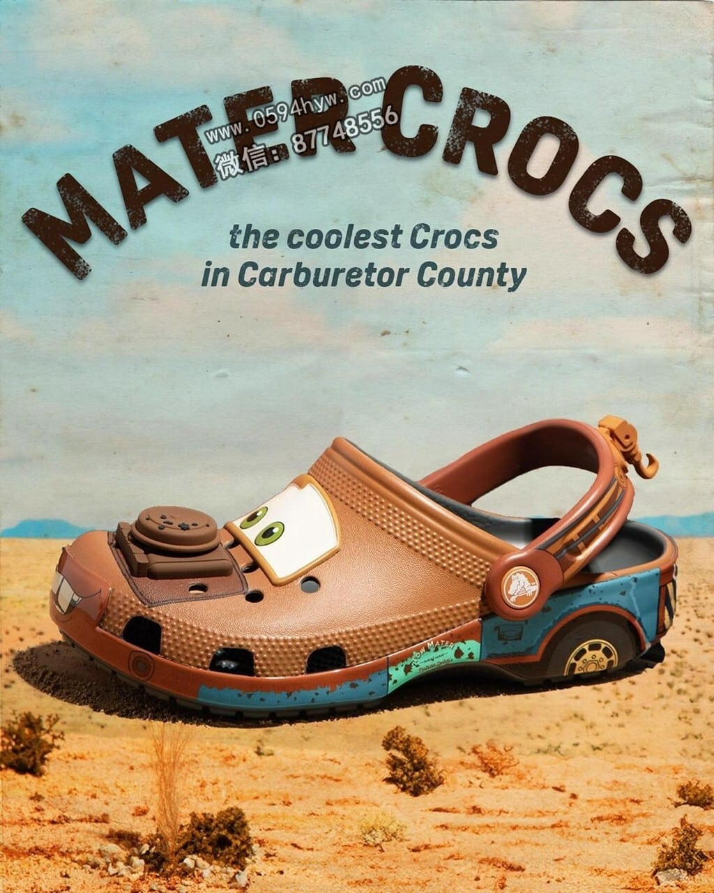 麦昆, 汽车总动员, RO, Mater, Crocs, Clog - 《四轮好友》x Crocs 新鞋系列震撼亮相！全新角色即将登场 …