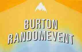 BURTON x Randomevent 联合发布！限量发售即将开始！