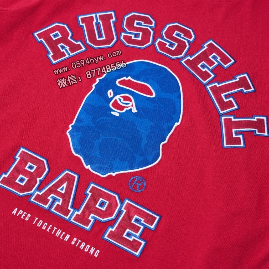 RUSSELL ATHLETIC, PE, CLUTCH STA, BAPE, 2023 - 国内发售即将来临，BAPE®最新合作系列宣布发布