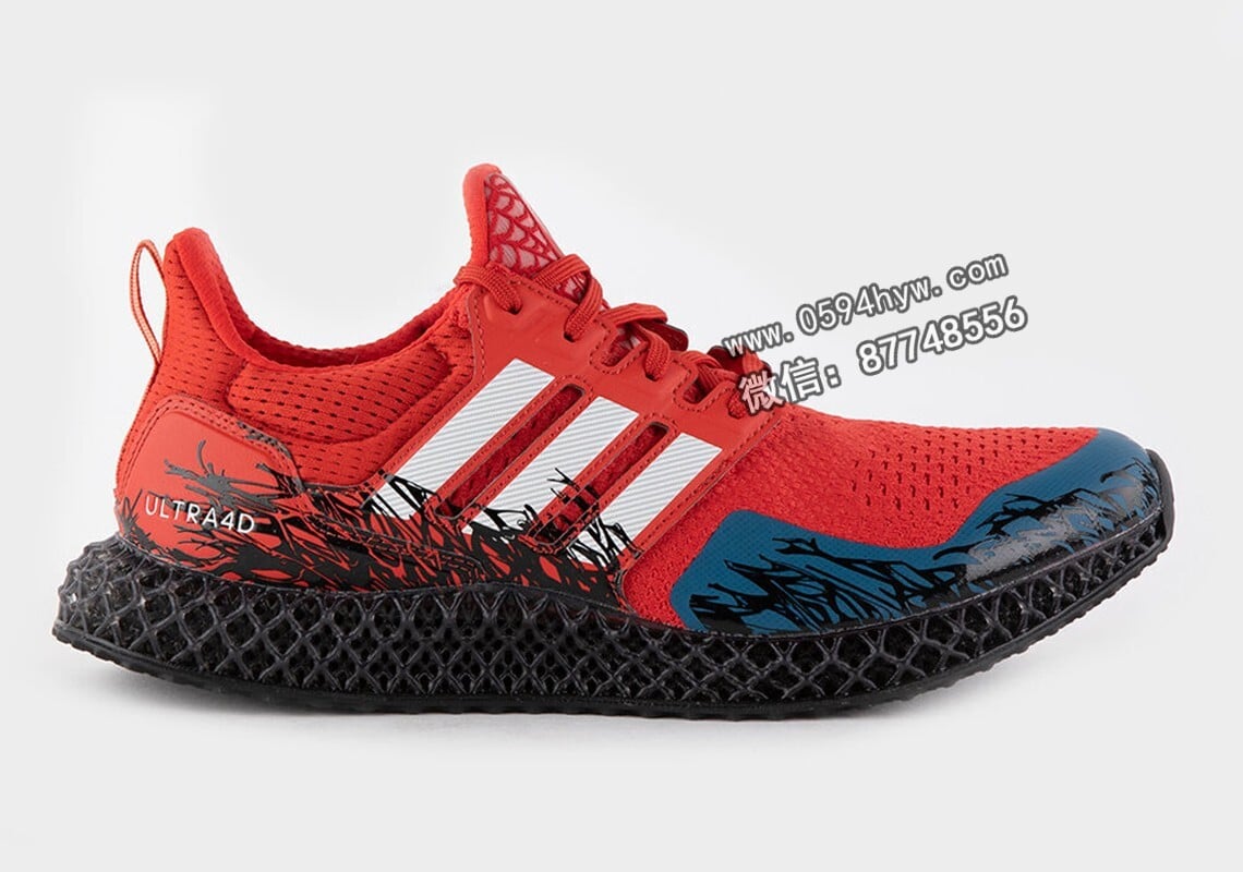 阿迪, 联名, Spider-Man 2, Primeknit, IG5342, adizero 12.0, adidas Ultra 4D, Adidas - 居然是这个鞋型！蜘蛛侠与阿迪全新联名！