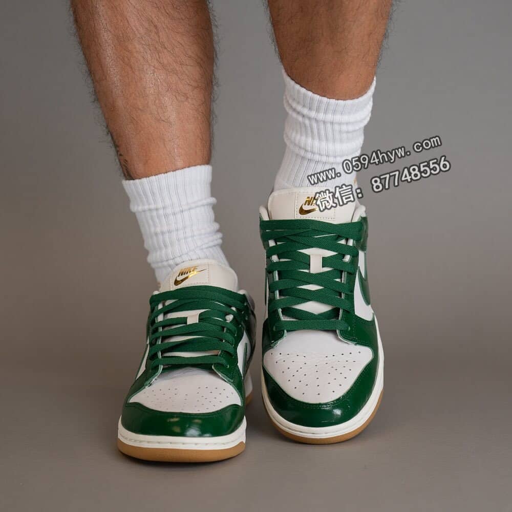 Nike Dunk Low LX, Nike Dunk Low, Nike Dunk, NIKE, Gorge Green, FJ2260-002, Dunk Low, Dunk - 全新 Nike Dunk Low 上脚图曝光，堪称质感可与联名鞋媲美！