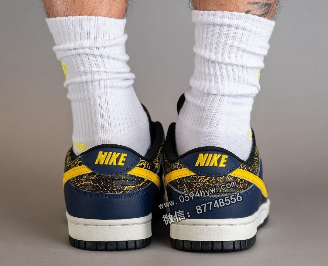 Nike Dunk Low Vintage, Nike Dunk Low, Nike Dunk, NIKE, Michigan, FZ4014-010, Dunk Low, Dunk - "Nike Dunk Low '密西根' 新鞋展示！给鞋评分如何？"