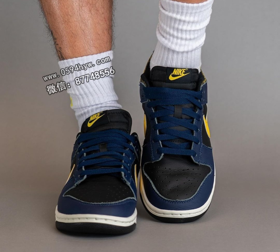 Nike Dunk Low Vintage, Nike Dunk Low, Nike Dunk, NIKE, Michigan, FZ4014-010, Dunk Low, Dunk - "Nike Dunk Low '密西根' 新鞋展示！给鞋评分如何？"