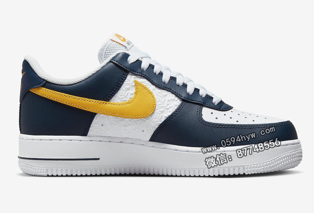 Swoosh, Nike Air Force 1 Low, Nike Air, Michigan, FORCE 1, FJ4209-400, EMB, Air Force 1 - 细腻设计独具匠心！Air Force 1全新版本亮相官方图片！