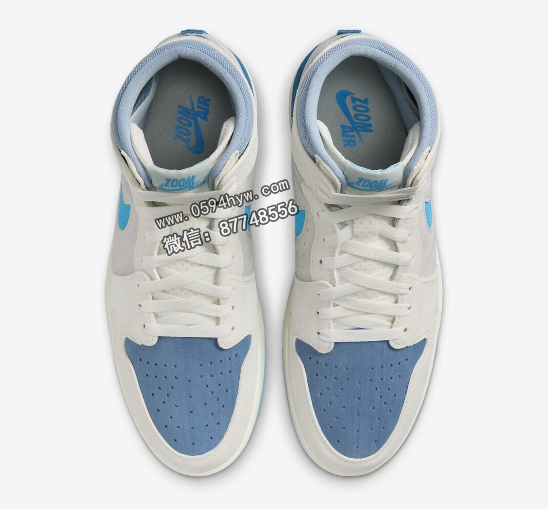 篮球鞋, Zoom, DV1307-104, Dark Powder Blue, Aj1, AJ, Air Jordan 1 Zoom CMFT 2, Air Jordan - 评测：Zoom 版AJ1 全新配色曝光！请给出你的颜值评分！