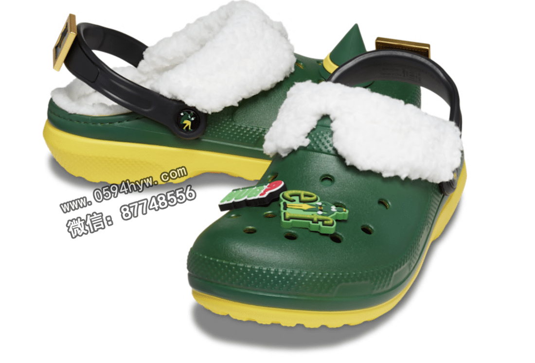 Elf x Crocs 经典拖鞋现已上市