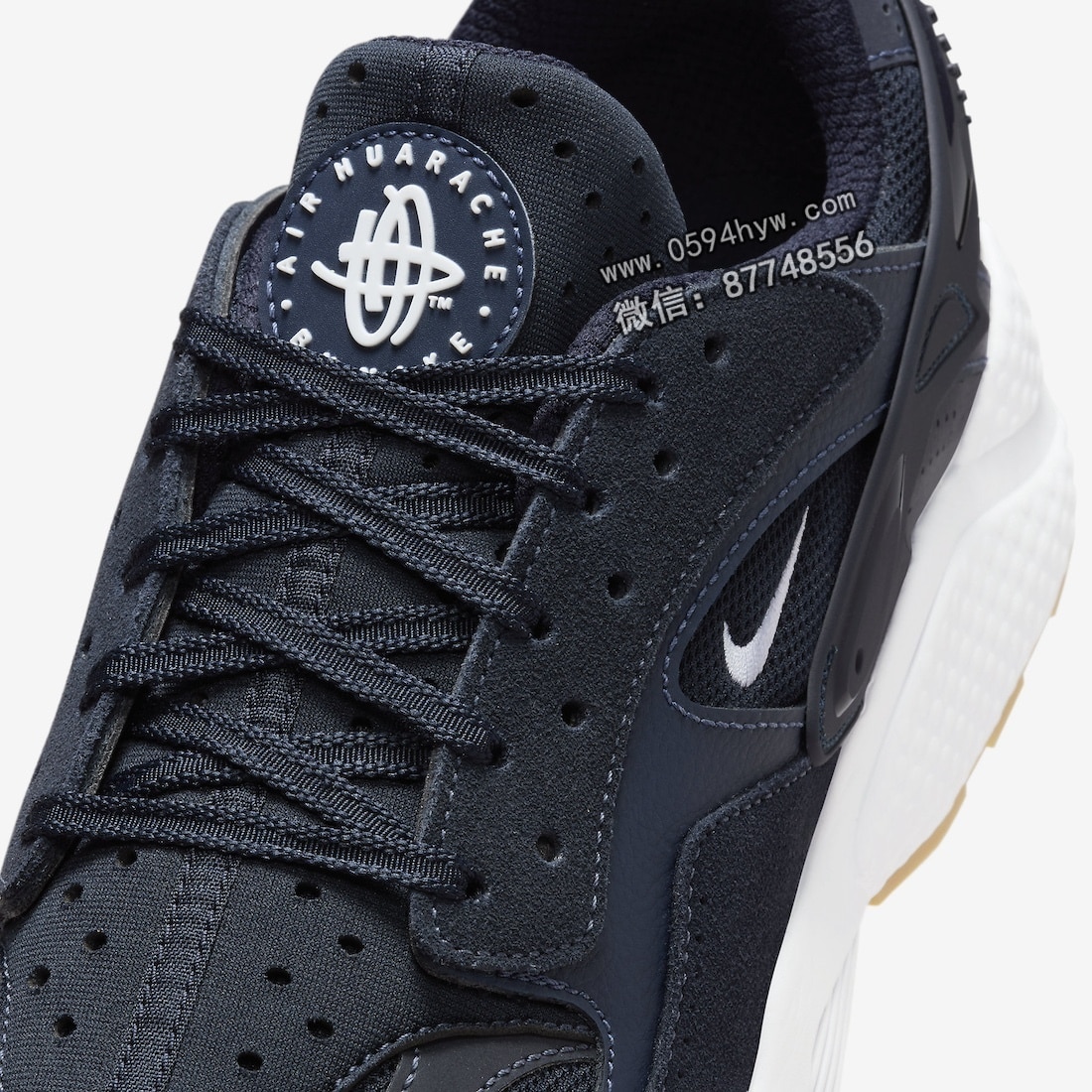 耐克, UA, Nike Air Huarache, NIKE, Huarache, AI, 2024 - 耐克（Nike）Air Huarache Runner “暗夜蓝” 将于2024年春季上市