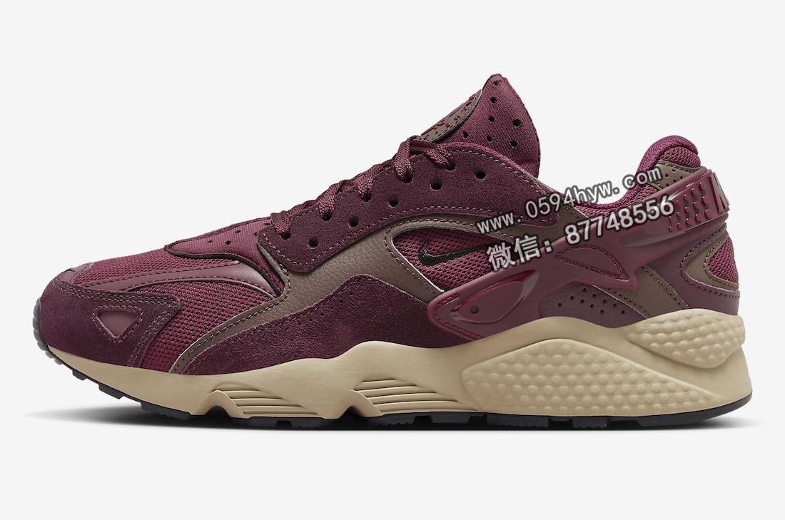 运动鞋, 耐克, UA, Nike Air Huarache, Nike Air, Huarache, AI, 2023 - 耐克Air Huarache Runner“深红夜色”将于2023年11月发售