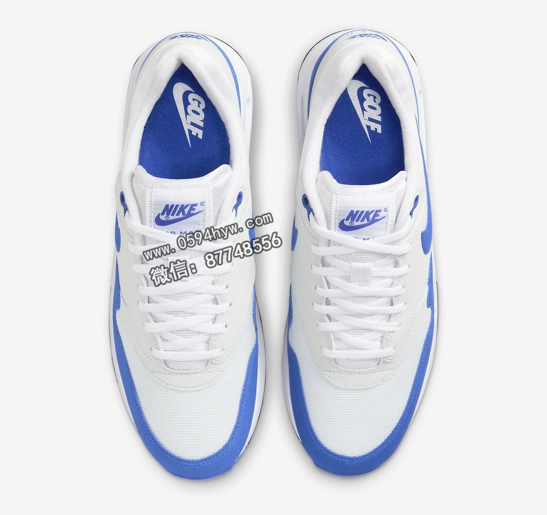 高尔夫, 耐克, Nike Air Max 1 Golf, Nike Air Max 1, Air Max 1, Air Max, AI, 2024 - 耐克Air Max 1 ’86 OG高尔夫“皇家”于2024年3月发售