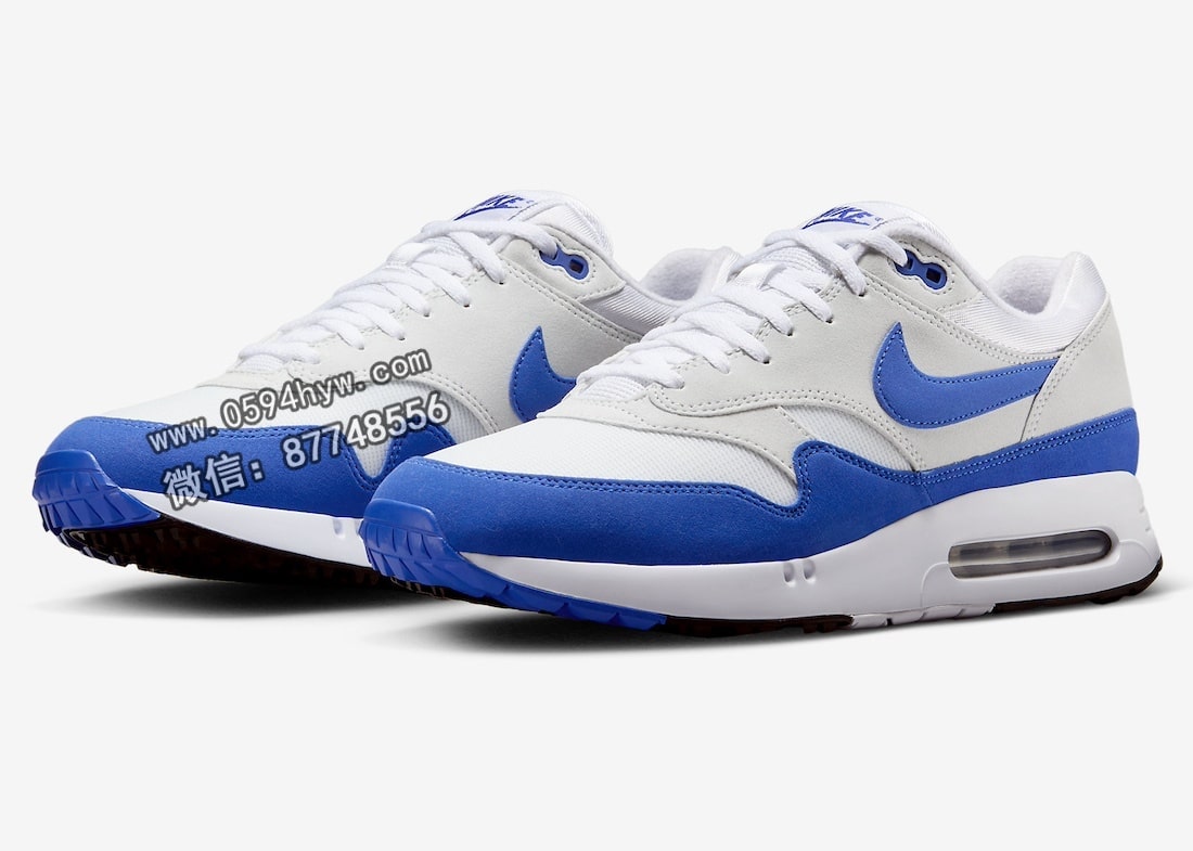 高尔夫, 耐克, Nike Air Max 1 Golf, Nike Air Max 1, Air Max 1, Air Max, AI, 2024 - 耐克Air Max 1 ’86 OG高尔夫“皇家”于2024年3月发售