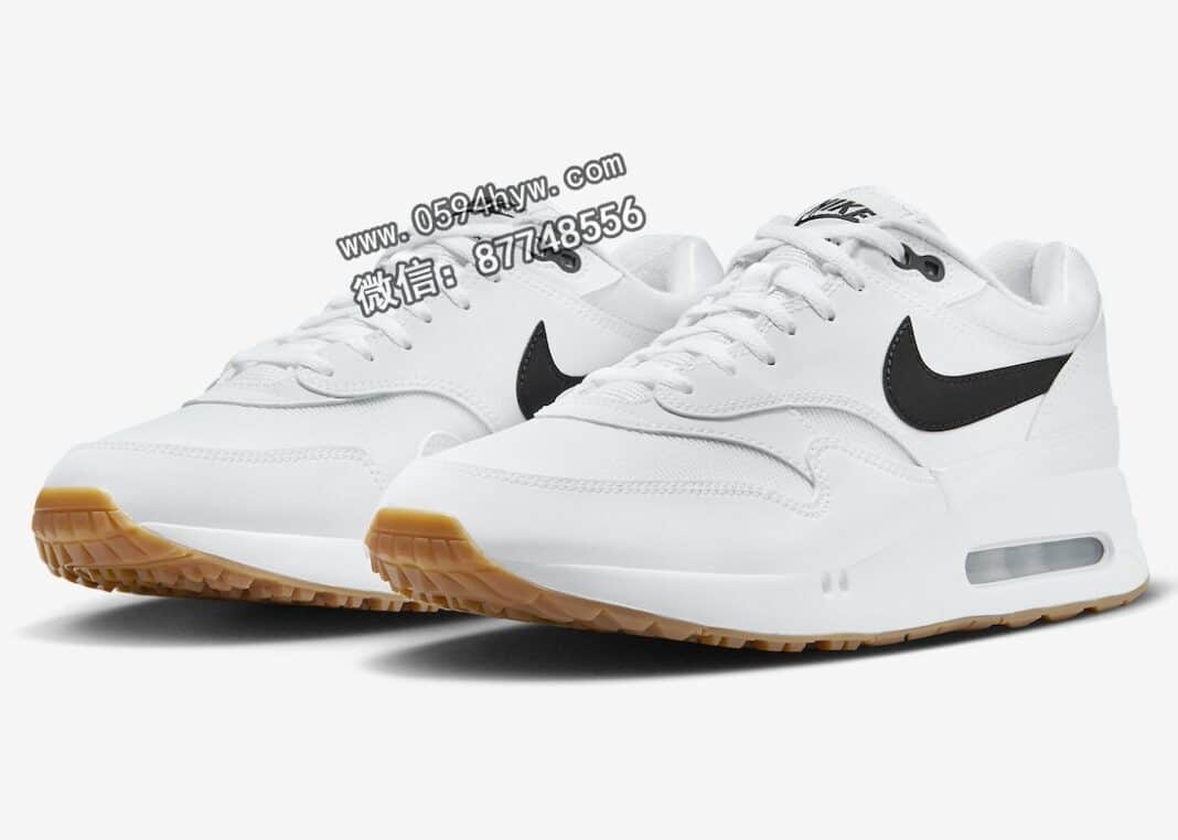 Nike Air Max 1 ’86 OG高尔夫“白色/黑色”搭配胶底即将发布