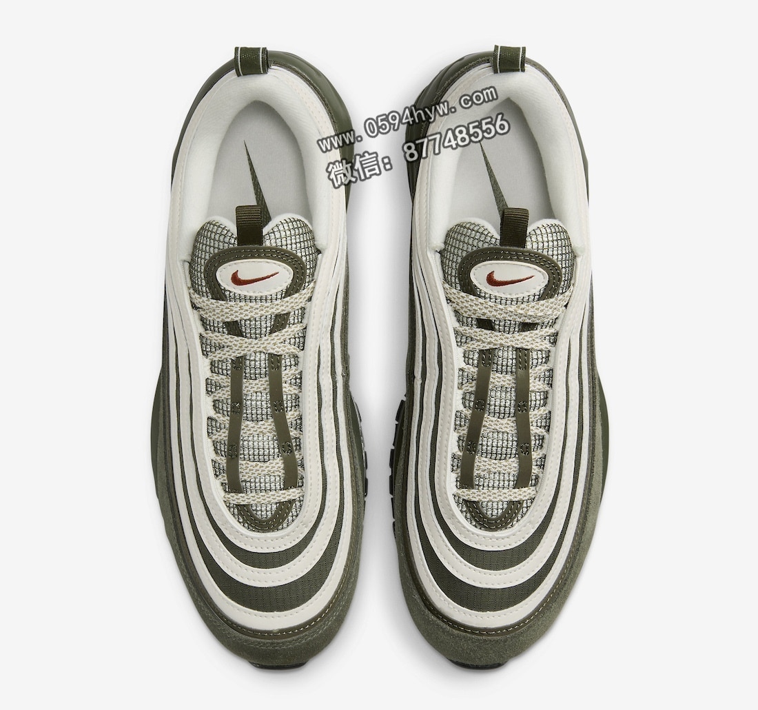 耐克, Nike Air Max 97, Nike Air Max, Nike Air, Air Max 97, Air Max, AI - 耐克Air Max 97 “军绿色”已经上市