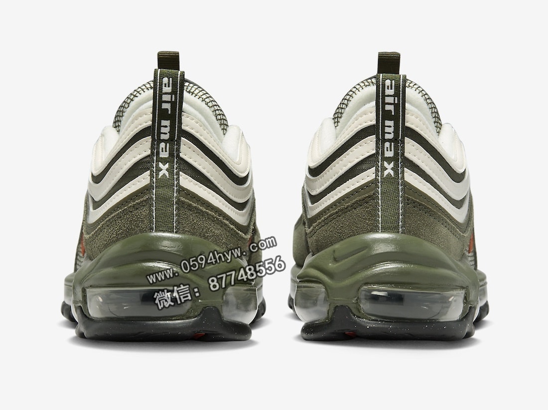 耐克, Nike Air Max 97, Nike Air Max, Nike Air, Air Max 97, Air Max, AI - 耐克Air Max 97 “军绿色”已经上市