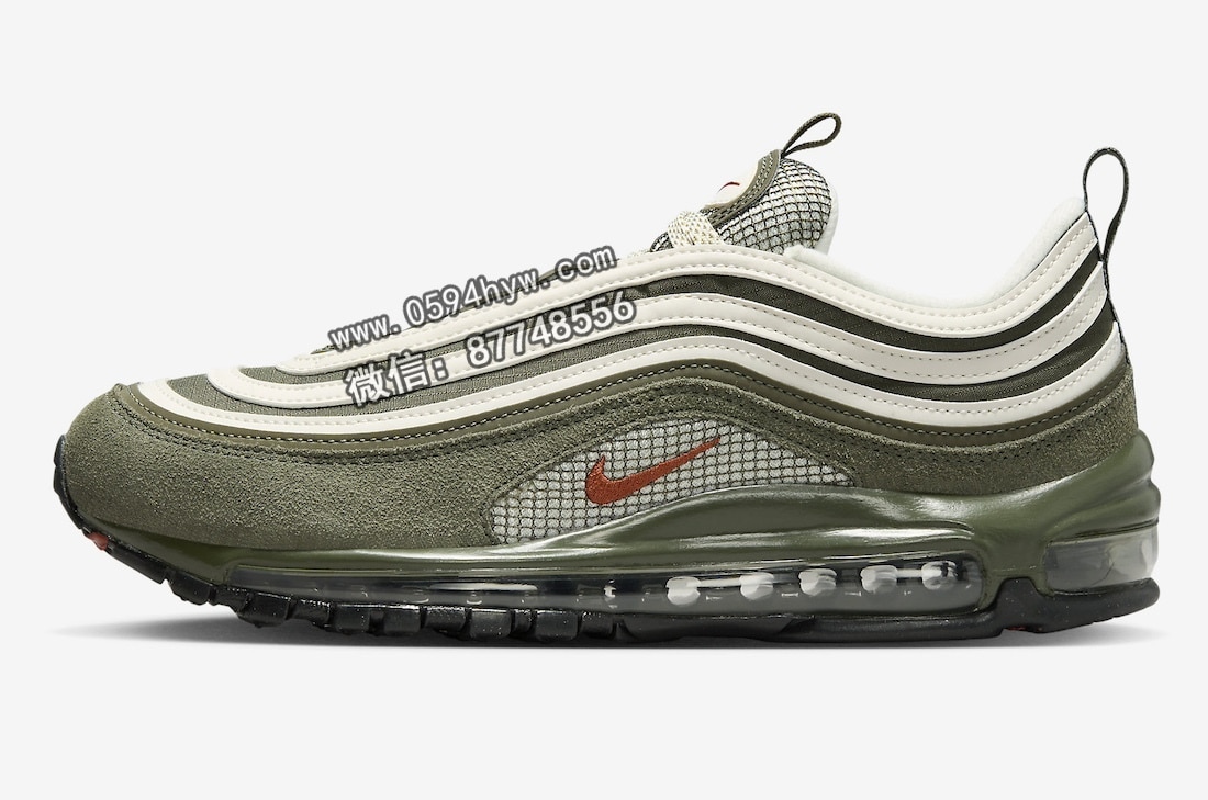 耐克, Nike Air Max 97, Nike Air Max, Nike Air, Air Max 97, Air Max, AI - 耐克Air Max 97 “军绿色”已经上市