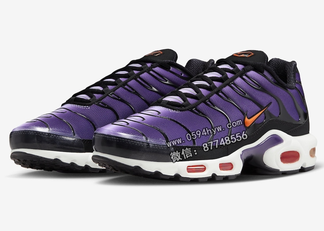 耐克, VOLTAGE PURPLE, Nike Air Max Plus, NIKE, CAT, Black, Air Max - 耐克Air Max Plus经典“电压紫”款重返市场