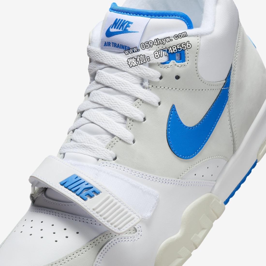 运动鞋, 耐克, Swoosh, Nike Air Trainer 1, Nike Air Trainer, Nike Air, NIKE - 耐克空中训练师1代“白色/光影蓝”将于2024年春季发布