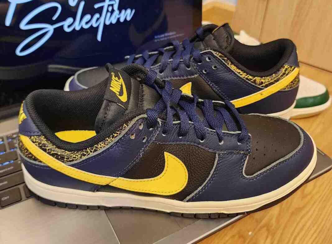 2024年发布的耐克Dunk Low Vintage“Michigan”