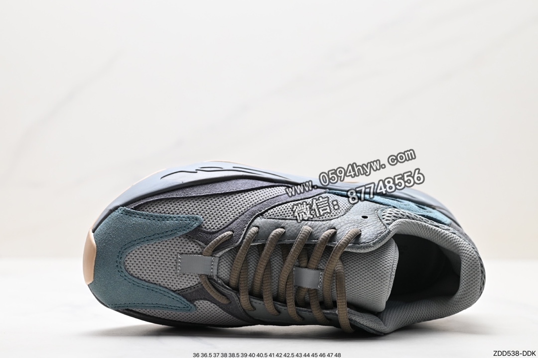 阿迪达斯, 老爹鞋, 复古老爹鞋, YEEZY 700, Yeezy, adidas Yeezy, Adidas - 阿迪达斯 Adidas YEEZY 700V2 'Static' 阿迪达斯椰子700二代复古老爹鞋 FV9922