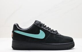 Tiffany & Co. x Nike Air Force 1 Low SP”1837″空军一号经典低帮百搭休闲运动板鞋“联名黑蒂芙尼蓝”DZ1382-001