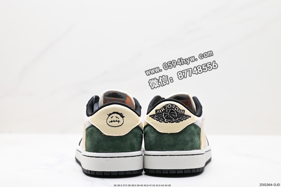 篮球鞋, 低帮篮球鞋, Nike Air, Jordan, Black, Aj1, Air Jordan 1, Air Jordan - Nike Air Jordan 1 Low OG SP"Black/Green Toe" AJ1 低帮篮球鞋 货号：DM7866-676