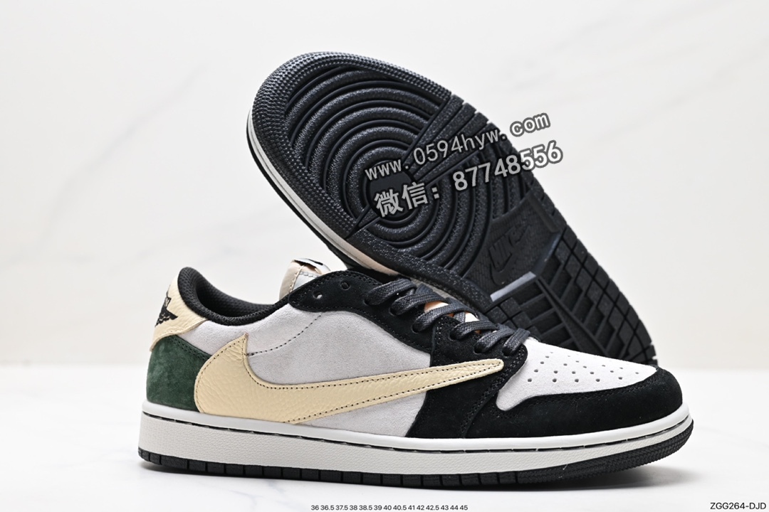 篮球鞋, 低帮篮球鞋, Nike Air, Jordan, Black, Aj1, Air Jordan 1, Air Jordan - Nike Air Jordan 1 Low OG SP"Black/Green Toe" AJ1 低帮篮球鞋 货号：DM7866-676