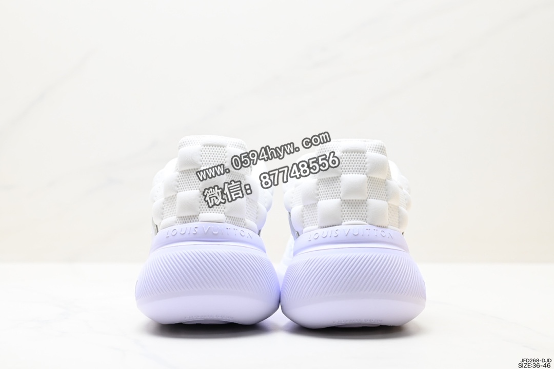 运动鞋, 路易威登, 板鞋, Louis Vuitton Trainer, Louis Vuitton - LV路易威登 Trainer Maxi Low Sneaker 面包版马克西系列低帮休闲运动文化百搭篮球板鞋