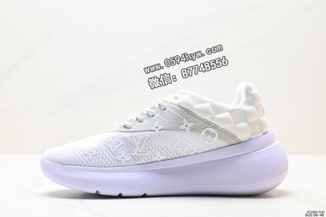 运动鞋, 路易威登, 板鞋, Louis Vuitton Trainer, Louis Vuitton - LV路易威登 Trainer Maxi Low Sneaker 面包版马克西系列低帮休闲运动文化百搭篮球板鞋