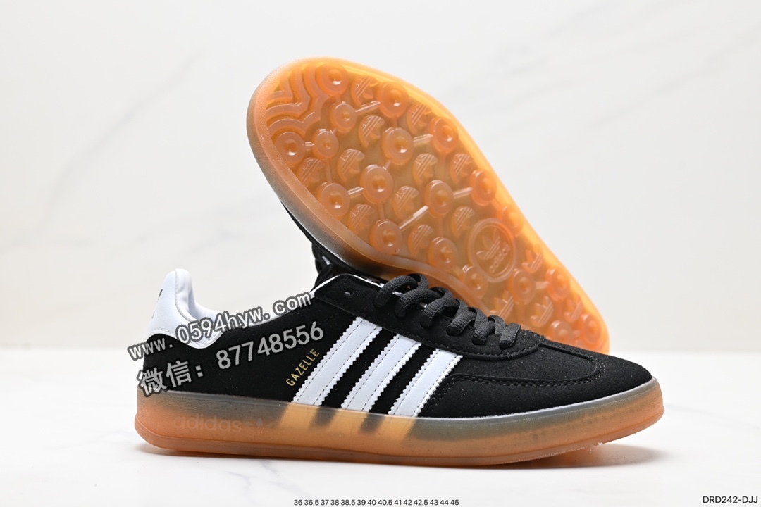 阿迪达斯, 板鞋, 低帮板鞋, 三叶草, Originals, Original, adidas Originals, Adidas - 阿迪达斯 Adidas Originals Gazelle Indoor 三叶草复古防滑耐磨低帮板鞋 H06259