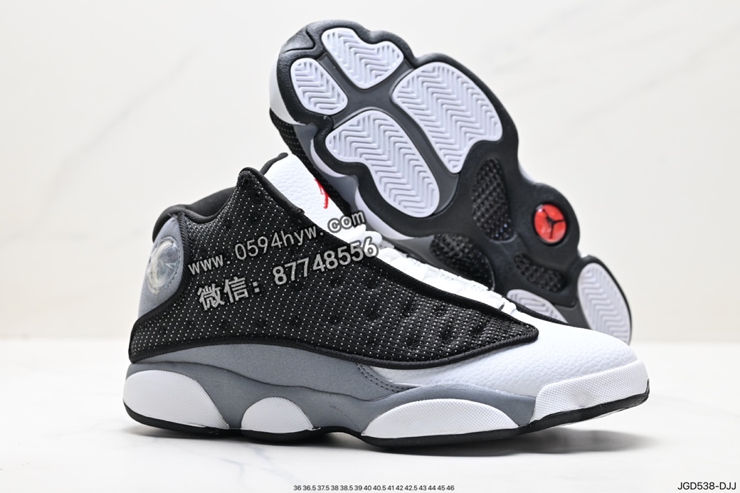 高帮篮球鞋, 高帮, 篮球鞋, Nike Air, Jordan 13, Air Jordan 13, Air Jordan 1, Air Jordan - Nike Air Jordan 13 XIII "Atmosphere Grey" 高帮篮球鞋 货号：JGD538-DJJ