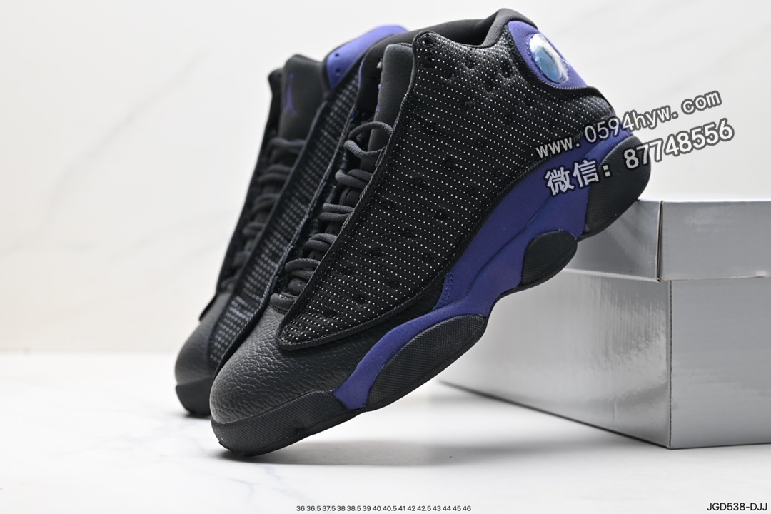 耐克, 篮球鞋, Jordan 13, Jordan, Air Jordan 13, Air Jordan 1, Air Jordan - 耐克 Air Jordan 13 XIII 中帮篮球鞋 灰色 货号：JGD538-DJJ