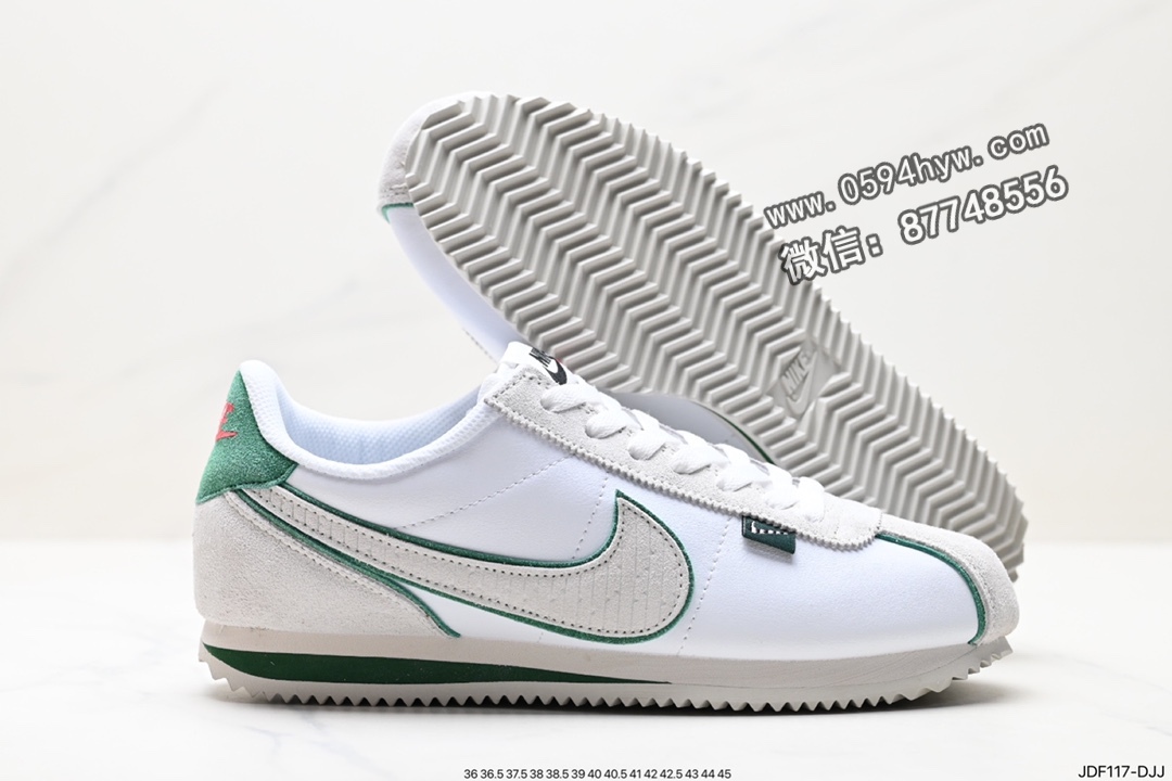 阿甘, 运动鞋, 跑步鞋, 耐克, Swoosh, NIKE - Nike Classic Cortez 阿甘鞋 休闲跑步鞋 运动鞋 货号: 882258-101 尺码：36-45